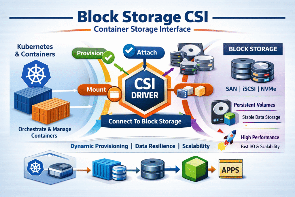 Block Storage CSI infographics