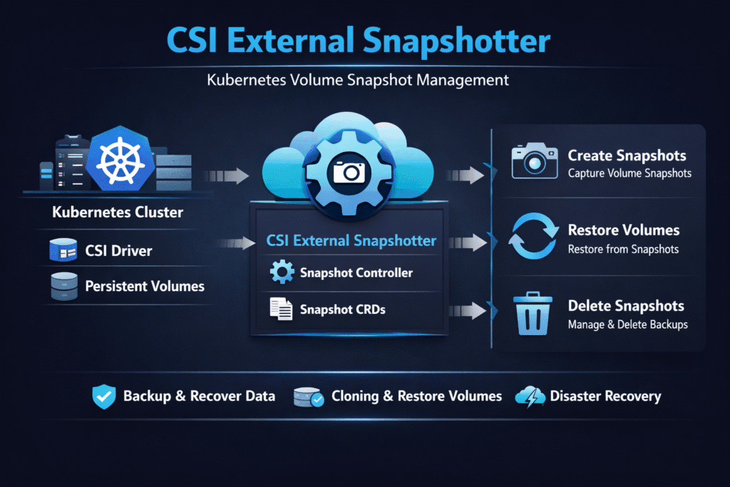 CSI External Snapshotter infographic