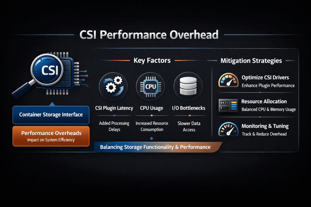 CSI Performance Overhead infographic