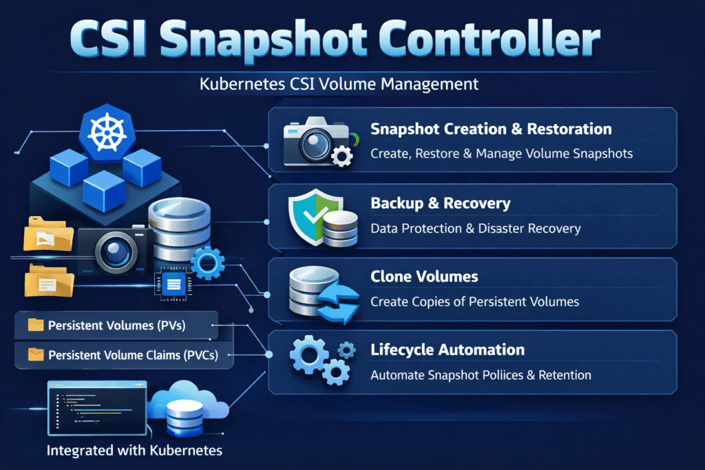 CSI Snapshot Controller infographics