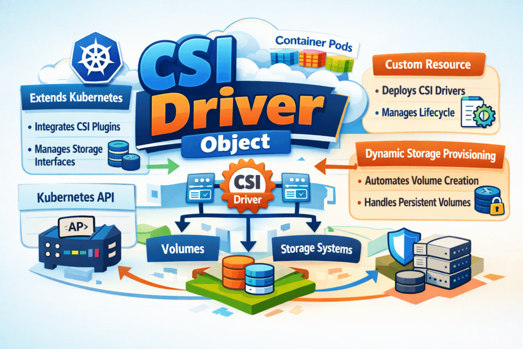 CSIDriver Object infographic