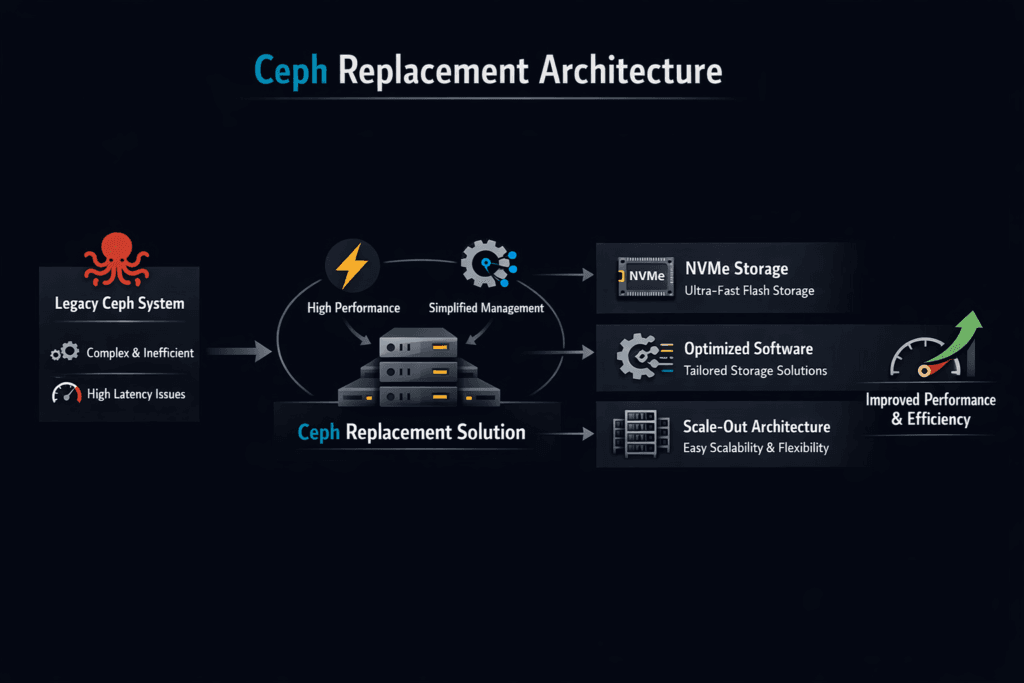 Ceph Replacement Architecture infographic