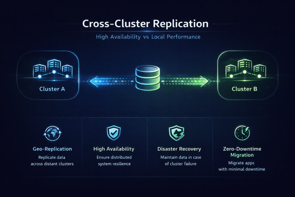 Cross-Cluster Replication infographics