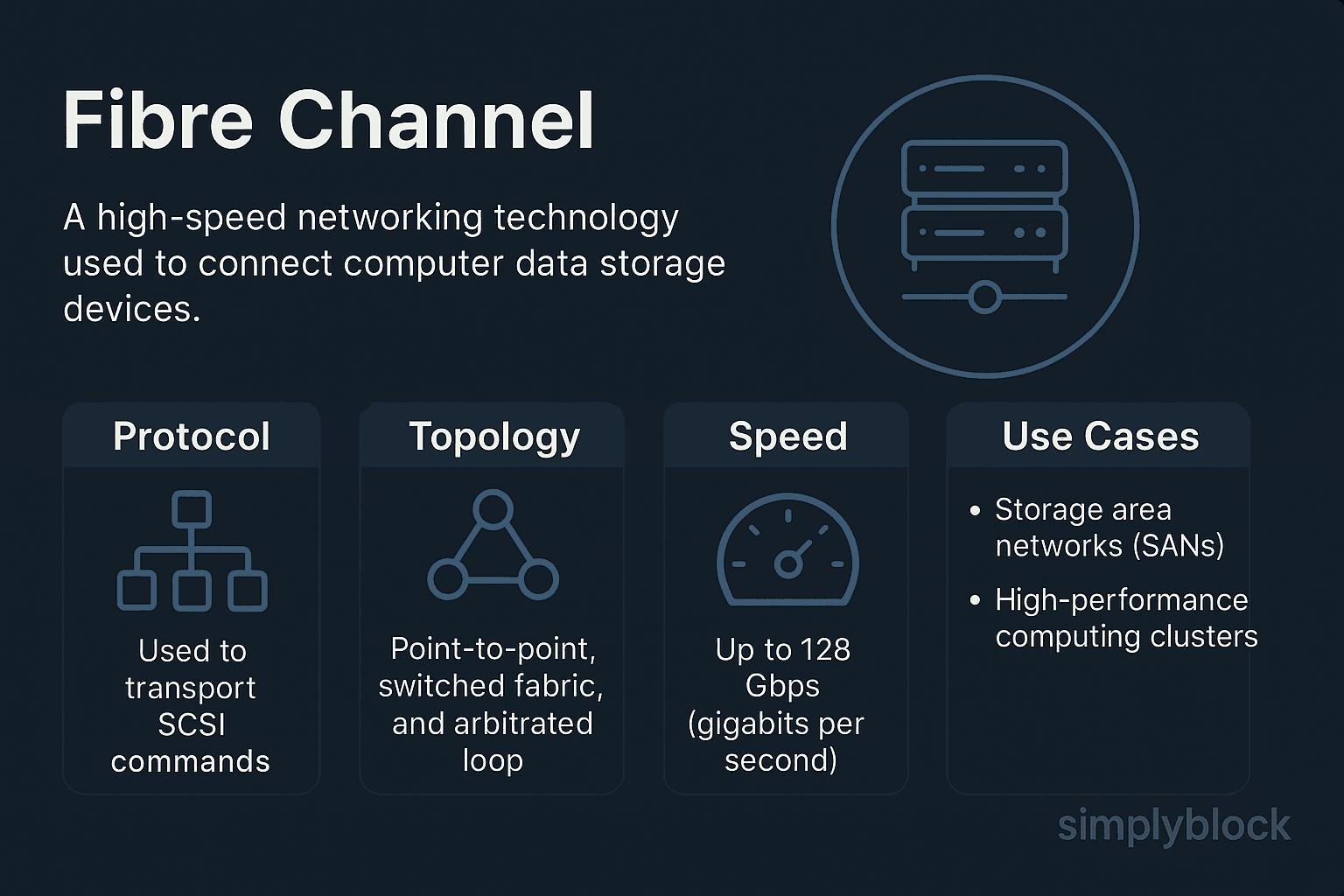 Fibre Channel infographics