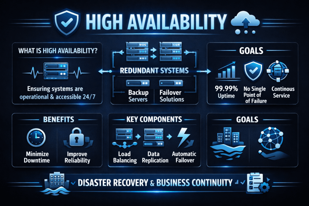 High Availability infographic