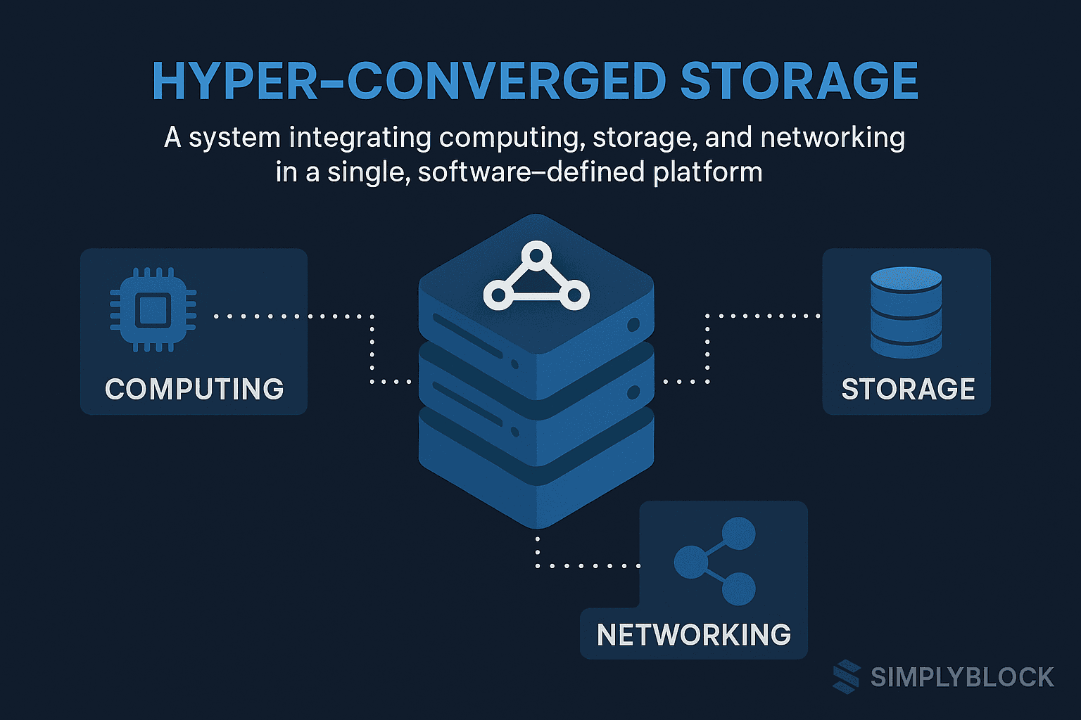 Hyper-Converged Storage infographics