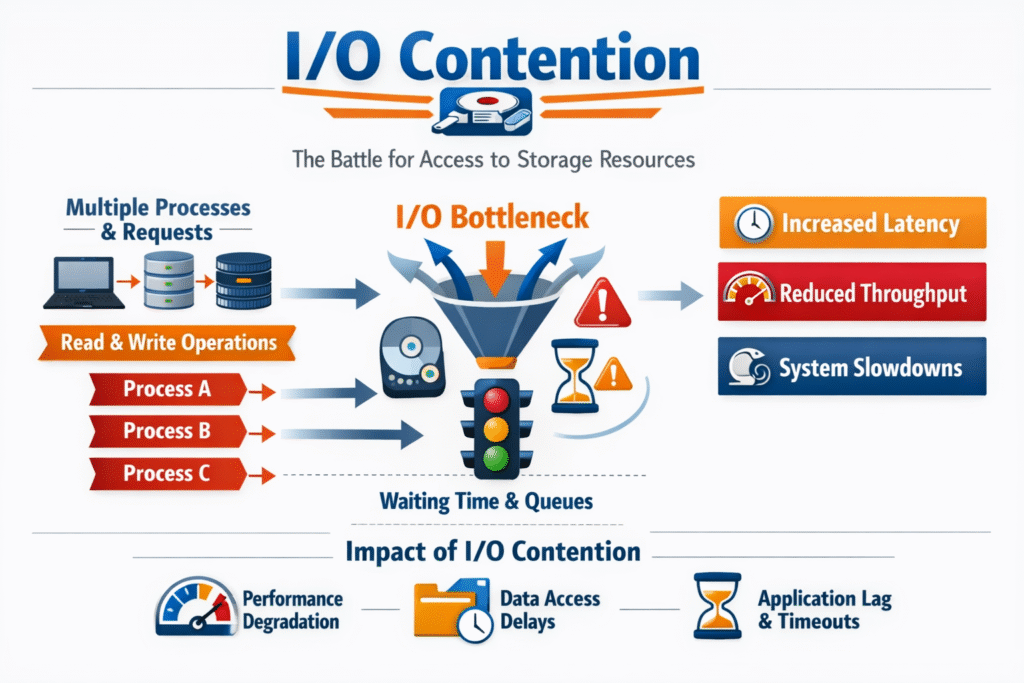 IO Contention infographics