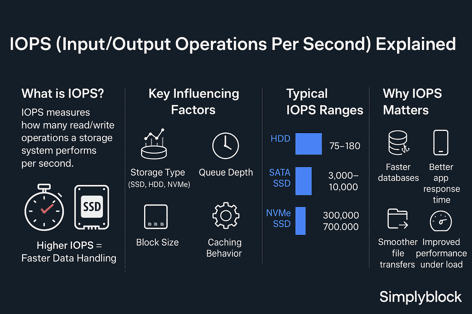 Iops infographics