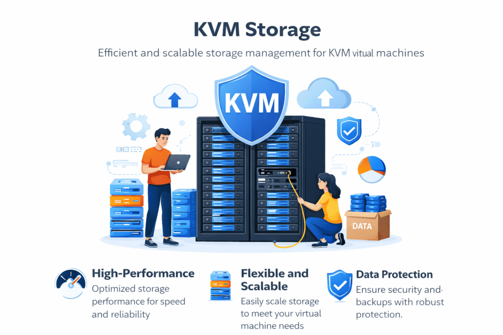 KVM Storage infographics