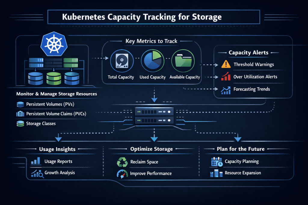 Kubernetes Capacity Tracking for Storage infographic