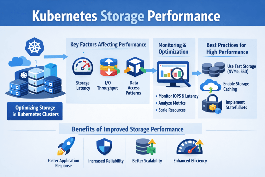 Kubernetes Storage Performance infographic