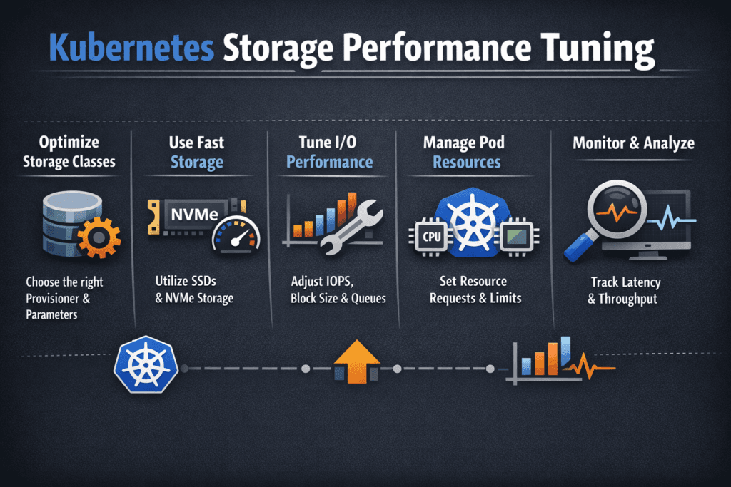 Kubernetes Storage Performance Tuning infographic