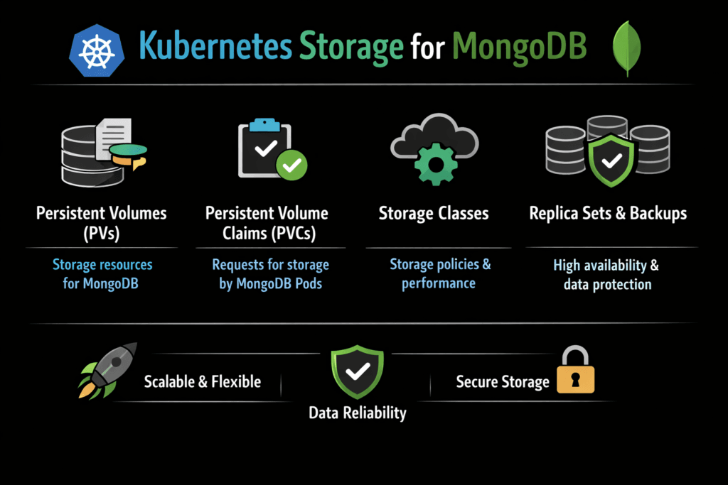 Kubernetes Storage for MongoDB infographic