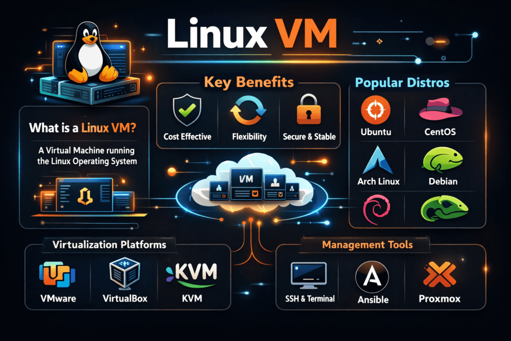 Linux VM infographic