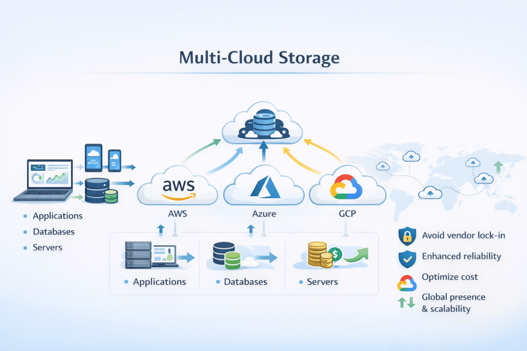 Multi-Cloud Storage infographics