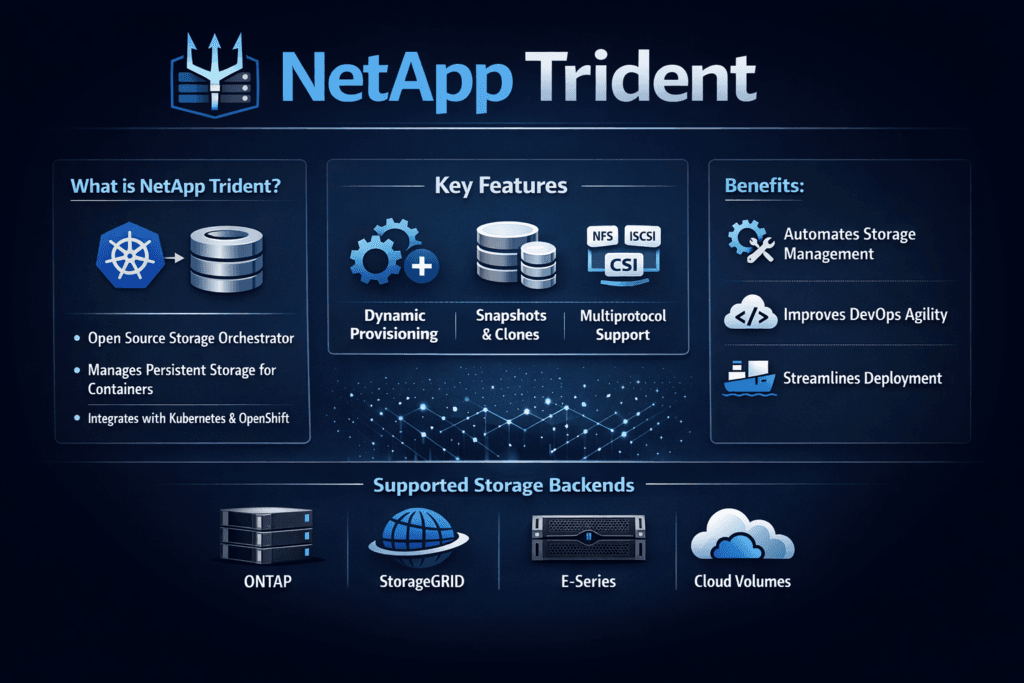 NetApp Trident infographic