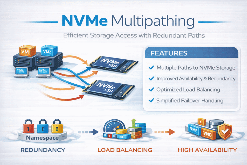 NVMe Multipathing infographics