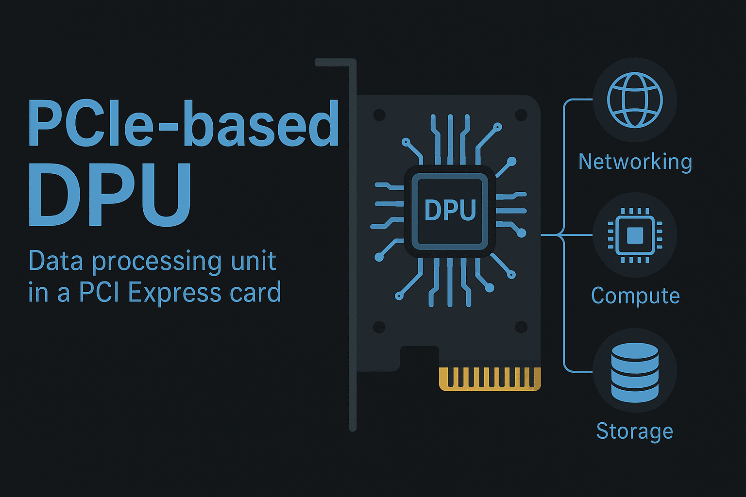 PCIe-based DPU infographics