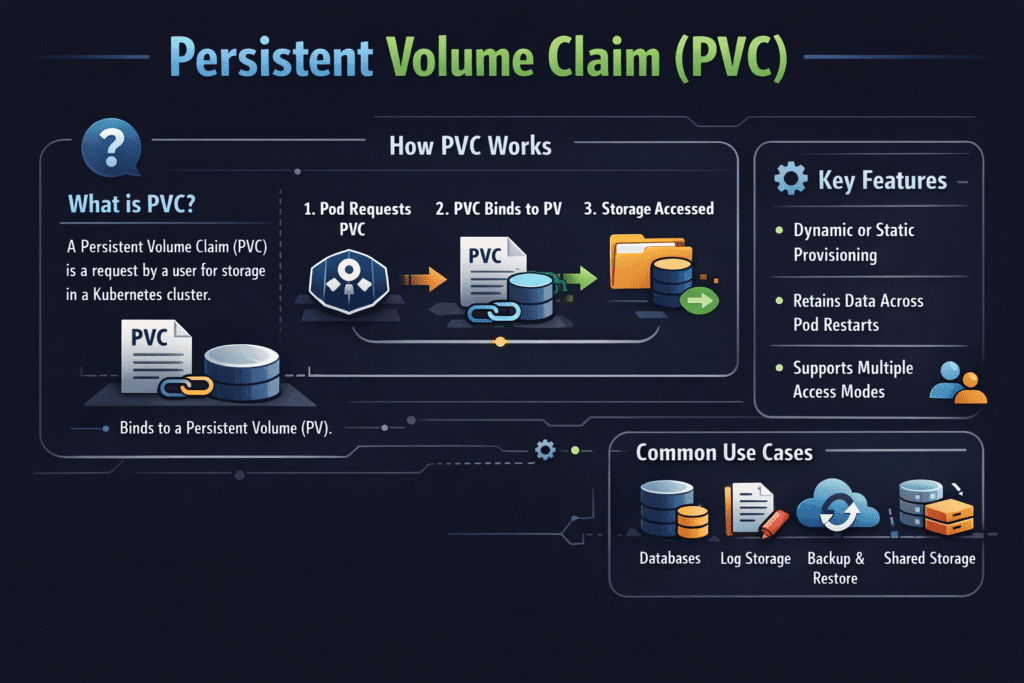 Persistent Volume Claim infographics