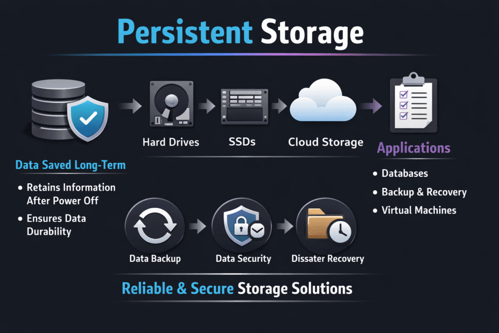 Persistent Storage infographics