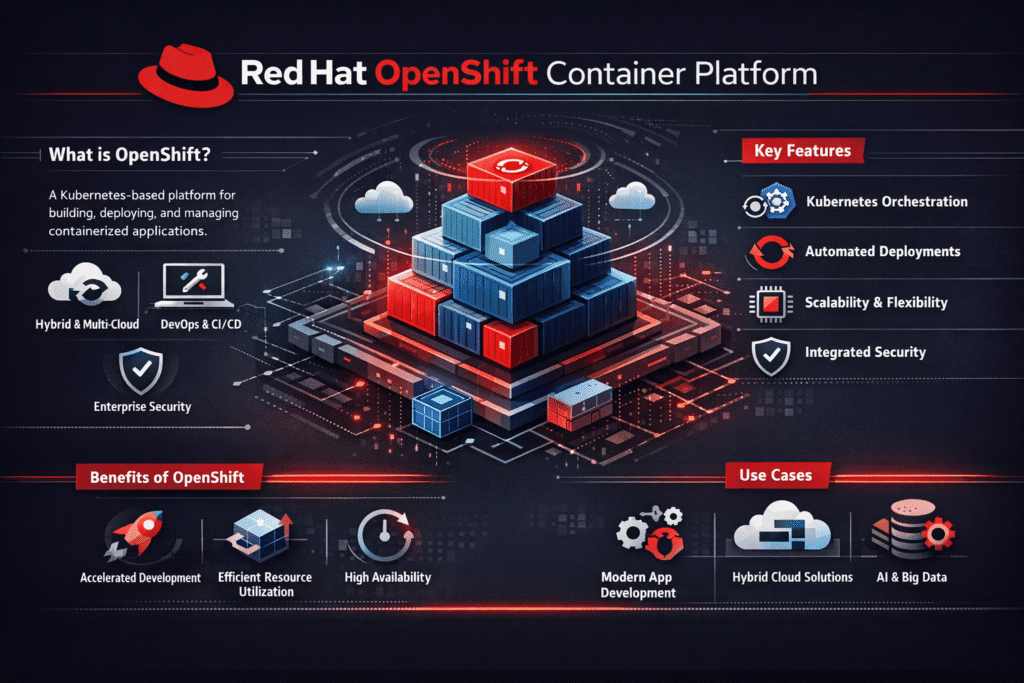Red Hat OpenShift Container Platform infographic