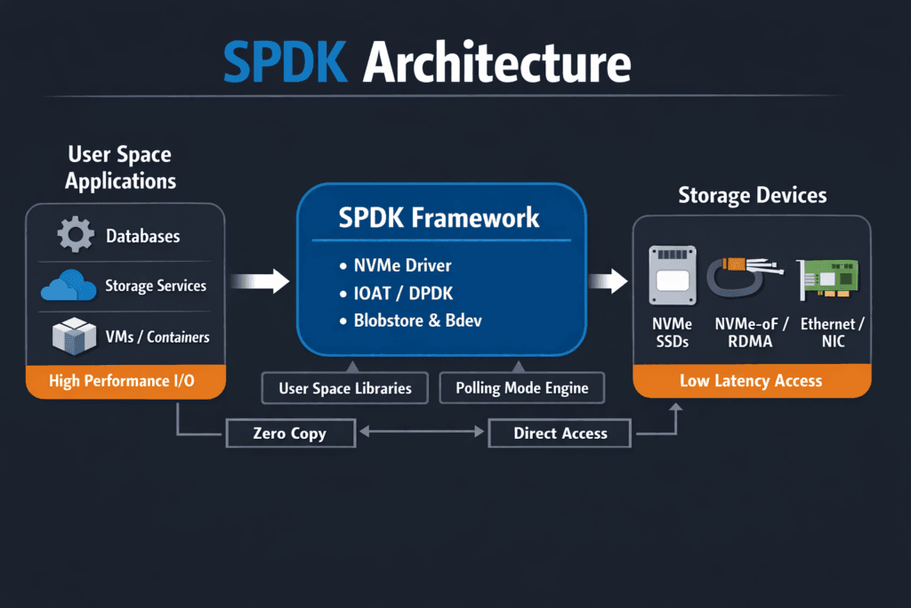 SPDK Architecture infographic