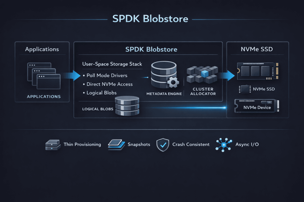 SPDK Blobstore infographic