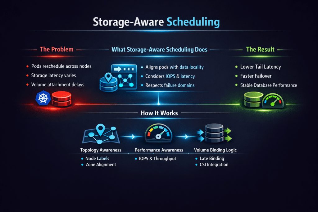 Storage-Aware Scheduling infographic