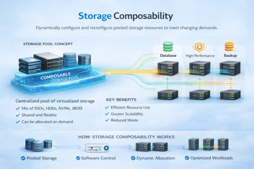 Storage Composability infographic