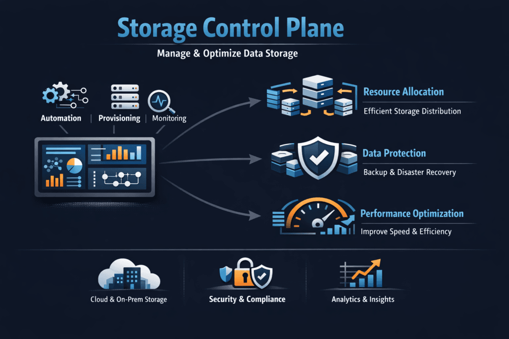 Storage Control Plane infographic