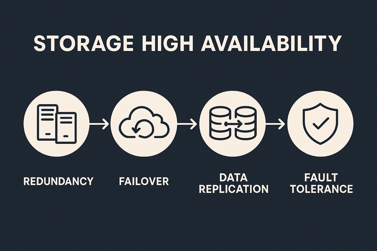 Storage High Availability infographics