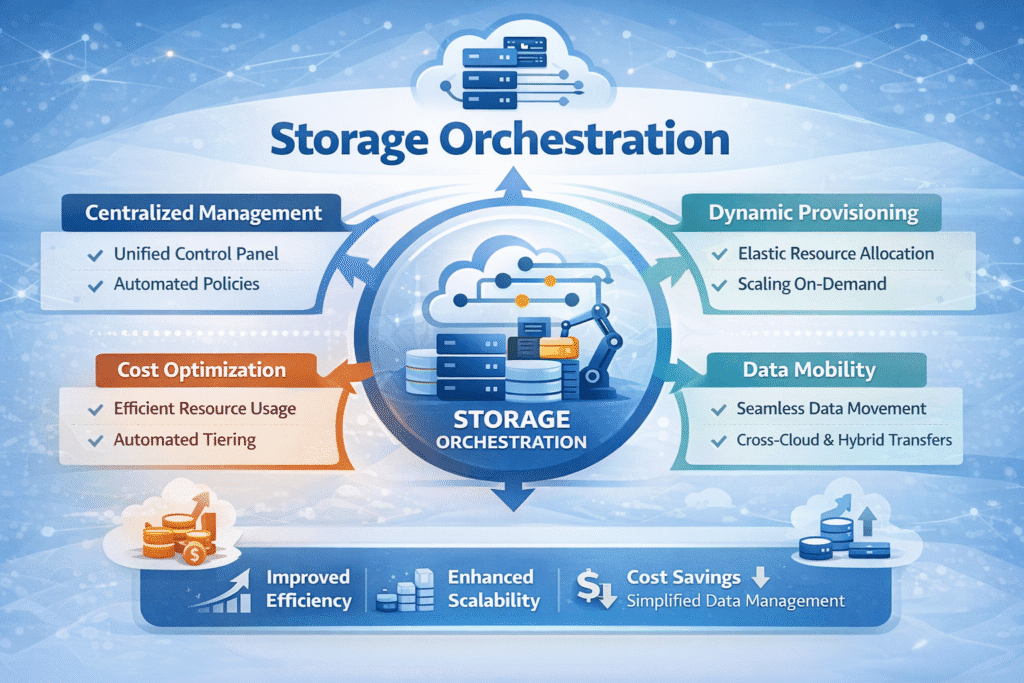Storage Orchestration infographics