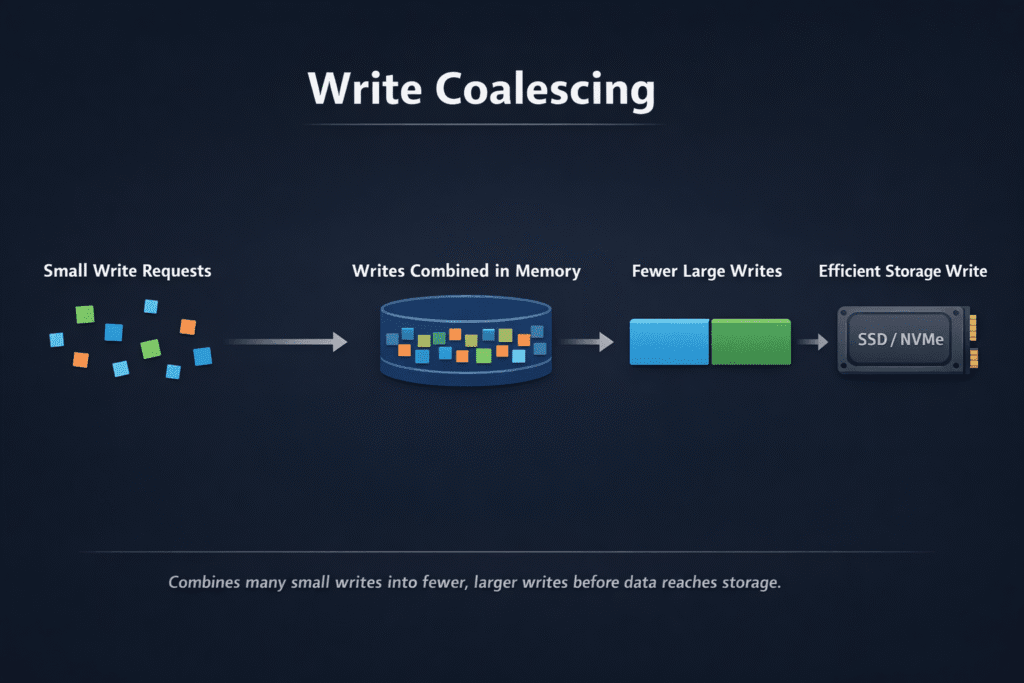 Write Coalescing infographic