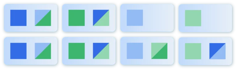 Erasure coding schemes: 2+1 and 2+2